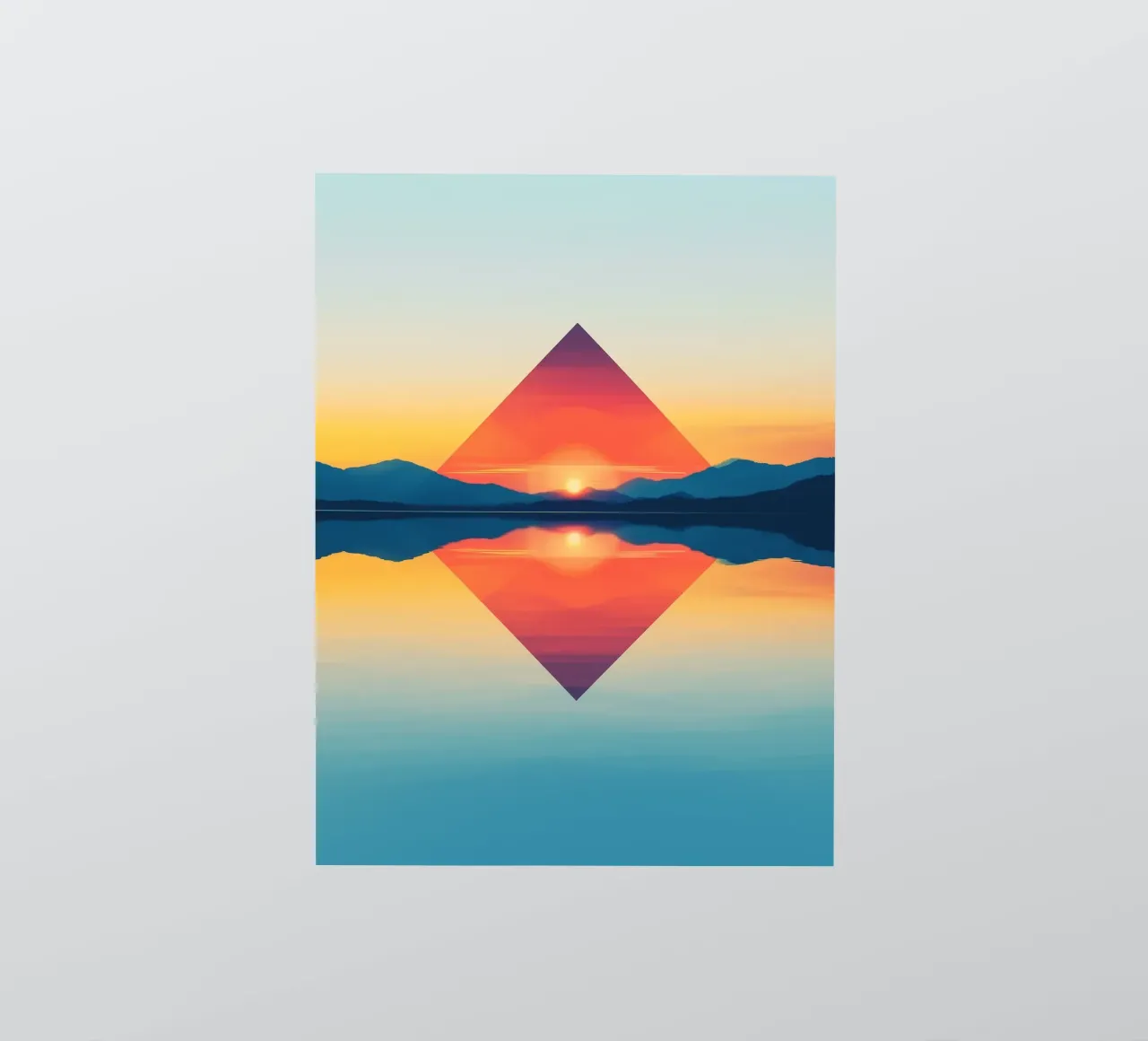 LandShapes sticker by The Quiet Senju