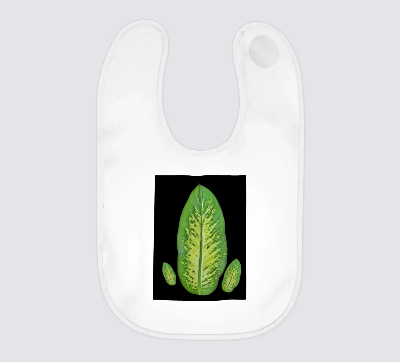 Large green leaf bavaglino da LisaArtes