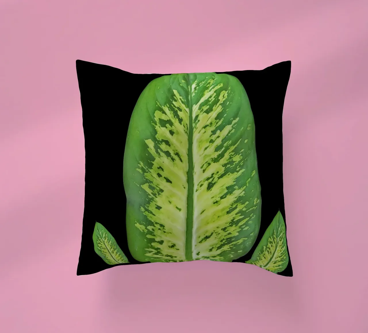 Large green leaf cuscino da LisaArtes