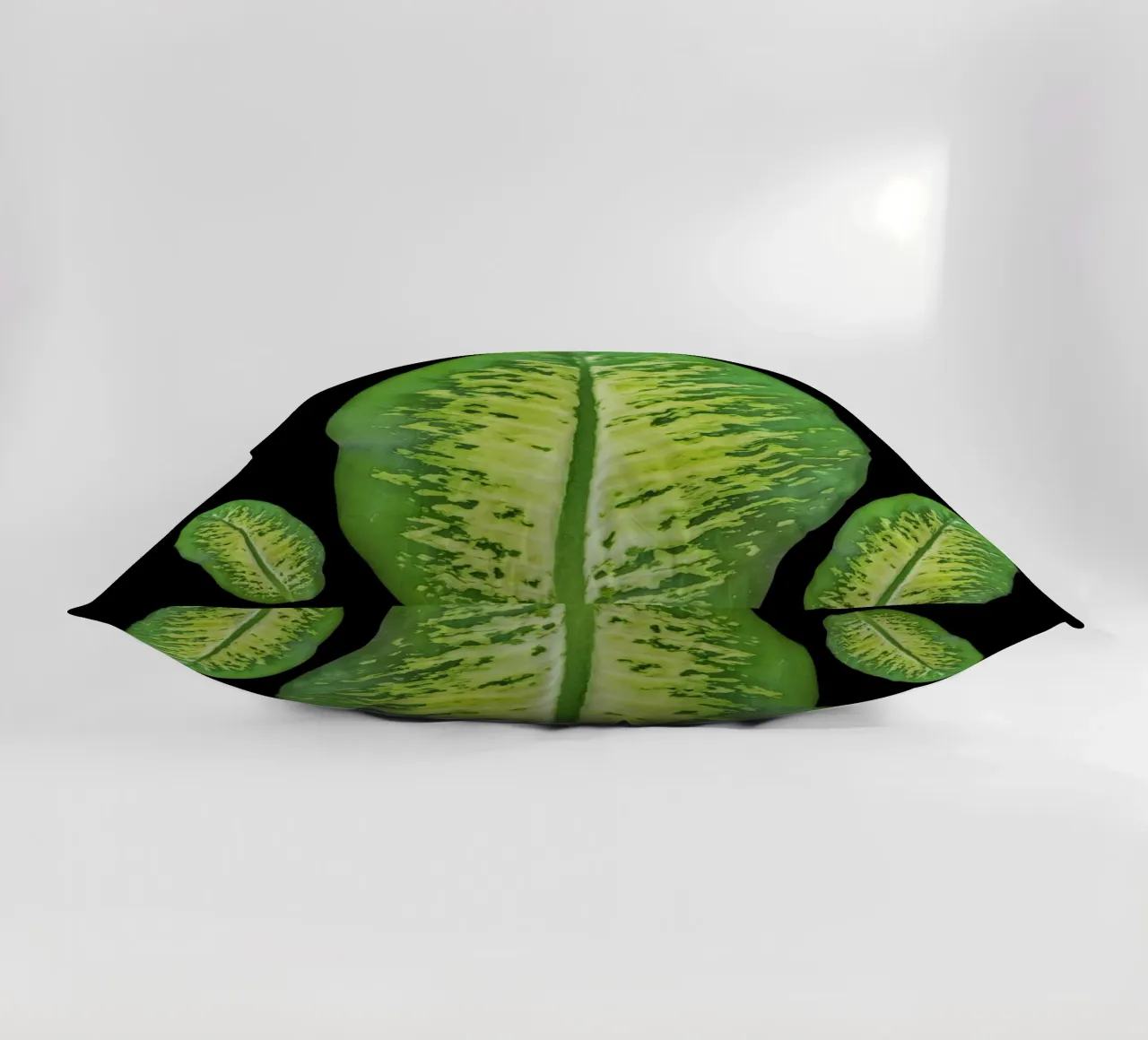 Large green leaf cuscino da LisaArtes