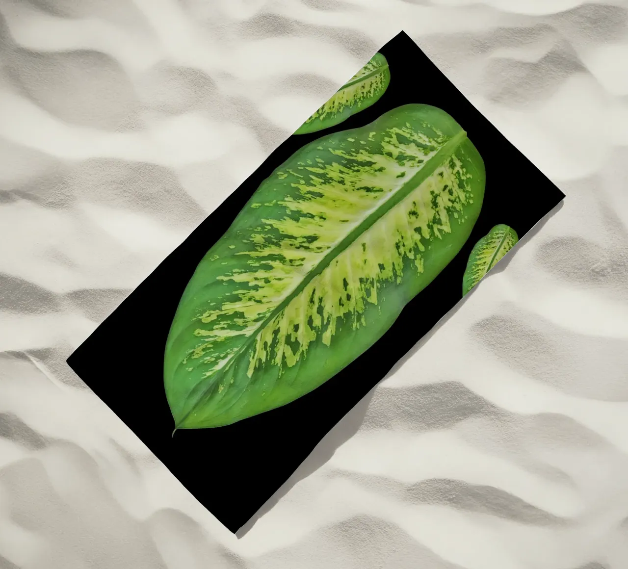 Large green leaf telo mare da LisaArtes