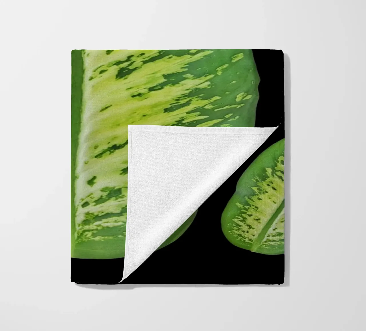 Large green leaf telo mare da LisaArtes