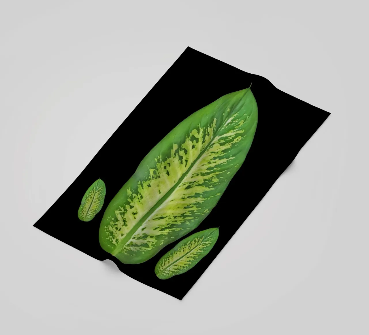 Large green leaf telo mare da LisaArtes