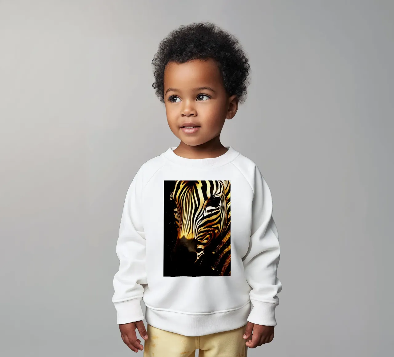 Arte acquerello Zebra felpa neonato da kaiyaraiya