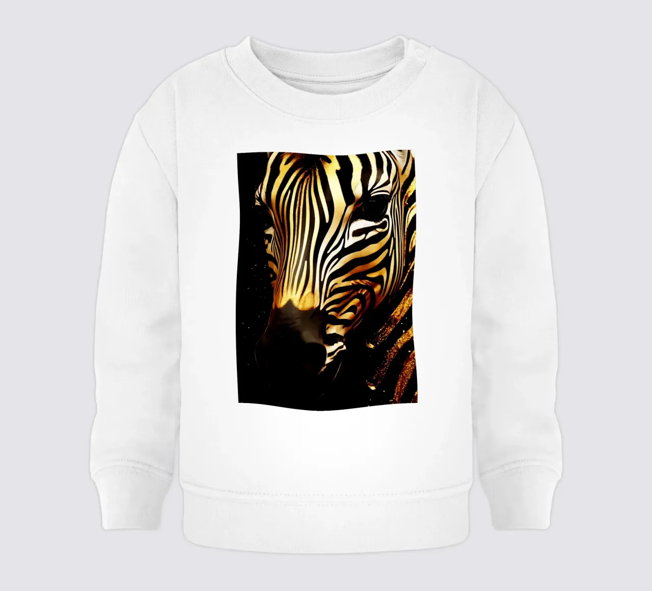 Arte acquerello Zebra felpa neonato da kaiyaraiya