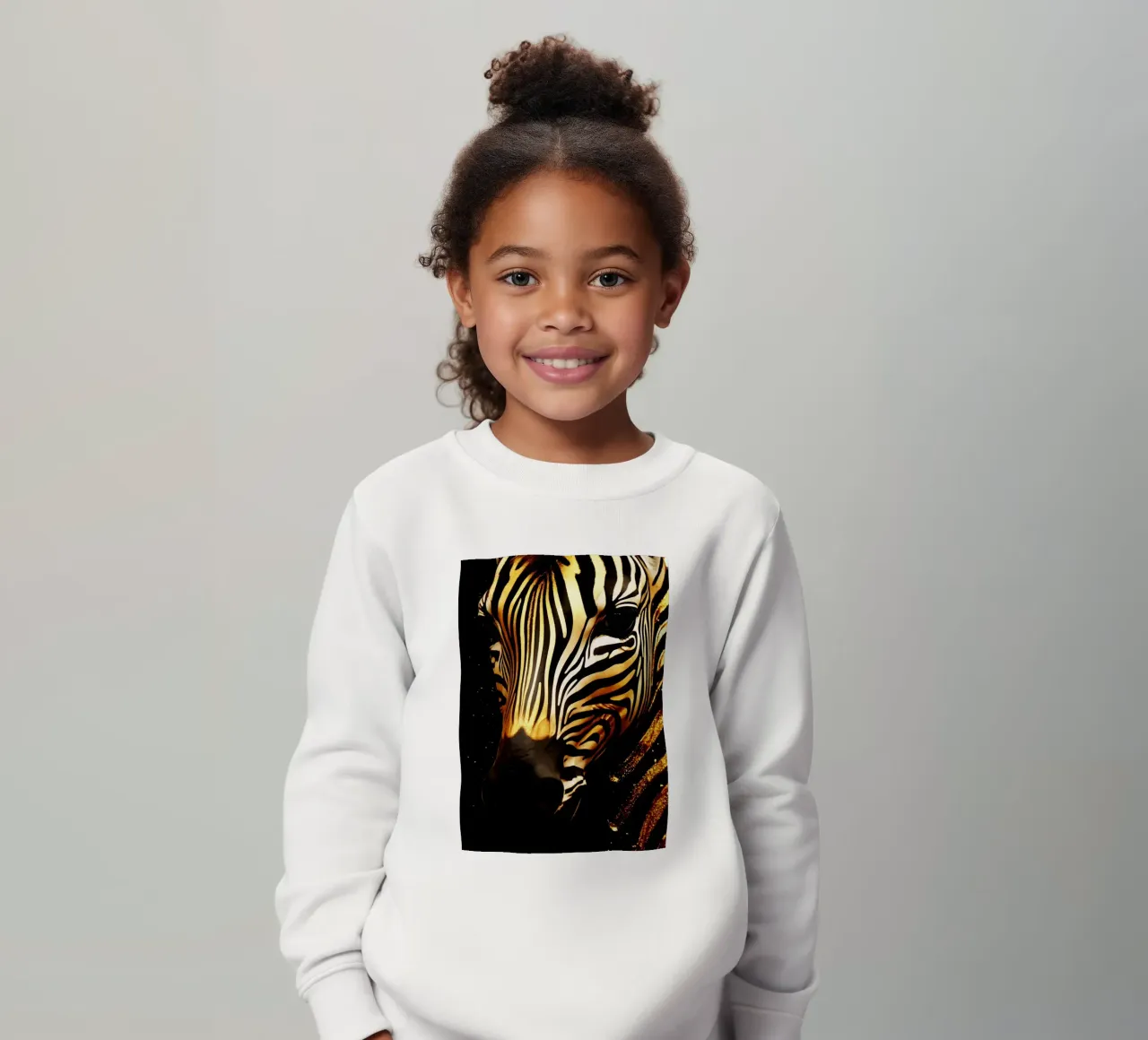 Arte acquerello Zebra felpa bambino da kaiyaraiya