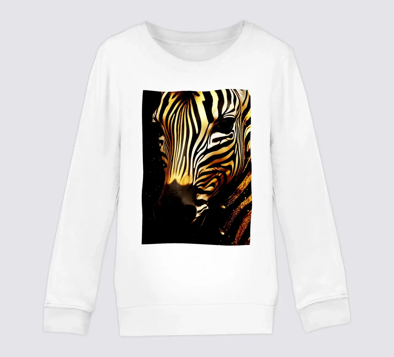 Arte acquerello Zebra felpa bambino da kaiyaraiya