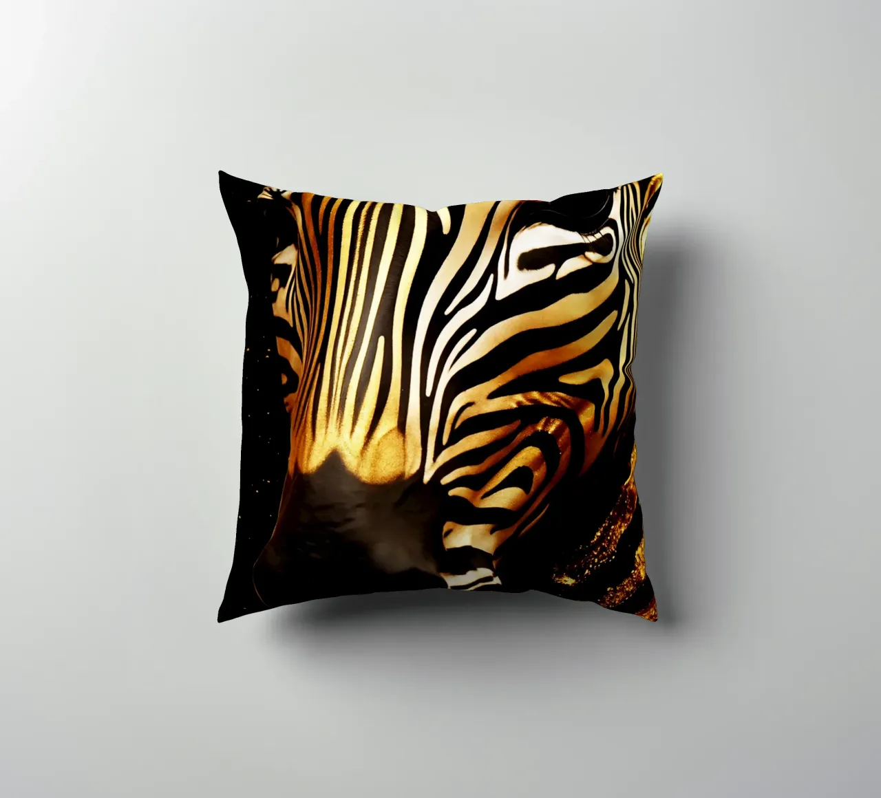 Arte acquerello Zebra cuscino da kaiyaraiya