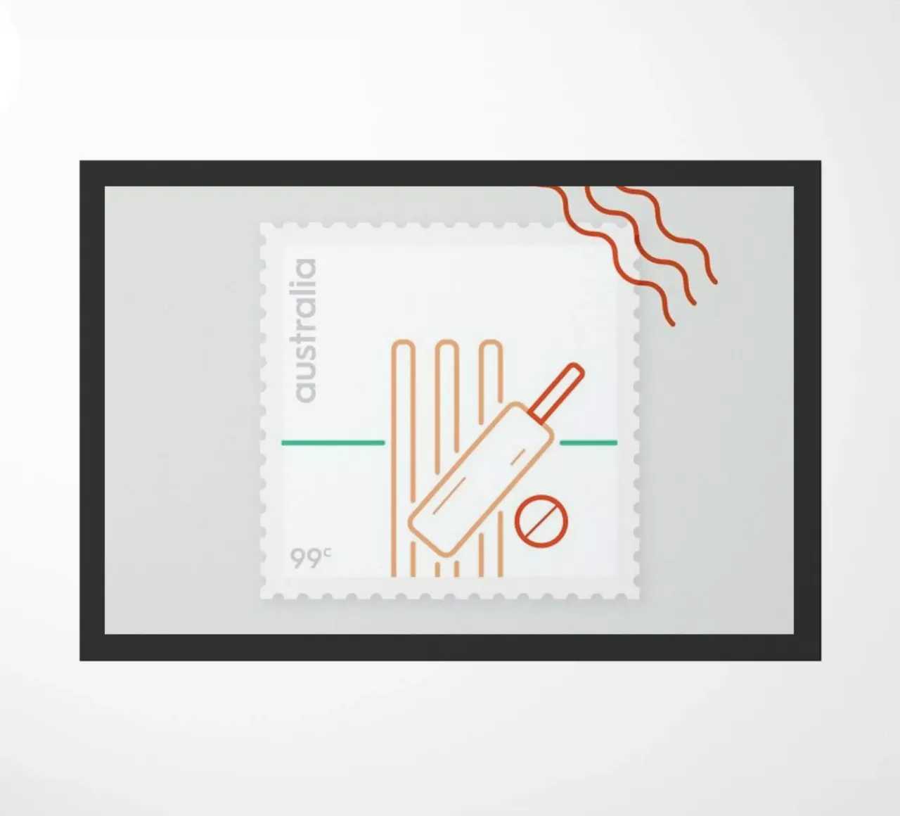 Cricket deurmat van Dean Smith