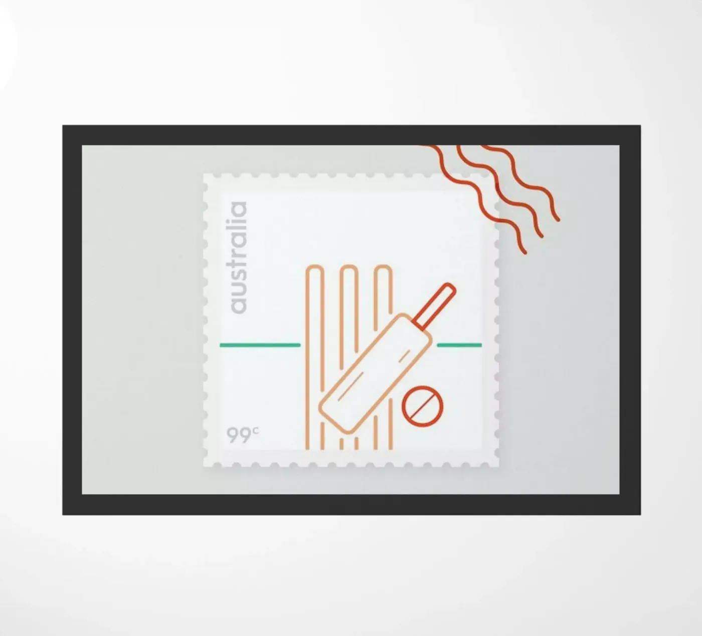 Cricket doormat by Dean Smith