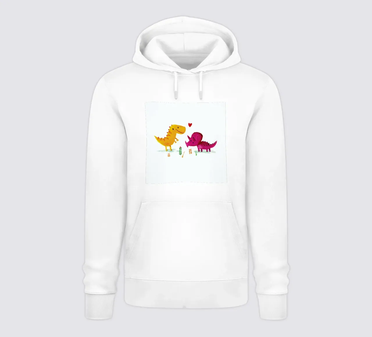 Opposites Attract felpa con cappuccio da DinoMike