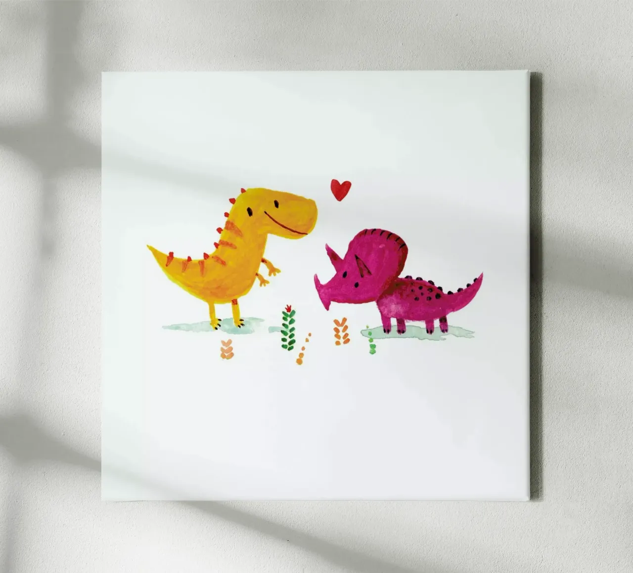 Opposites Attract canvas by DinoMike