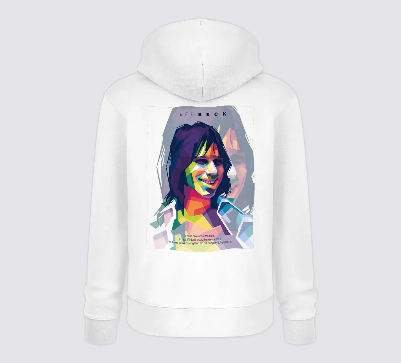 Jeff Beck WPAP felpa con cappuccio da Alkahfsmart