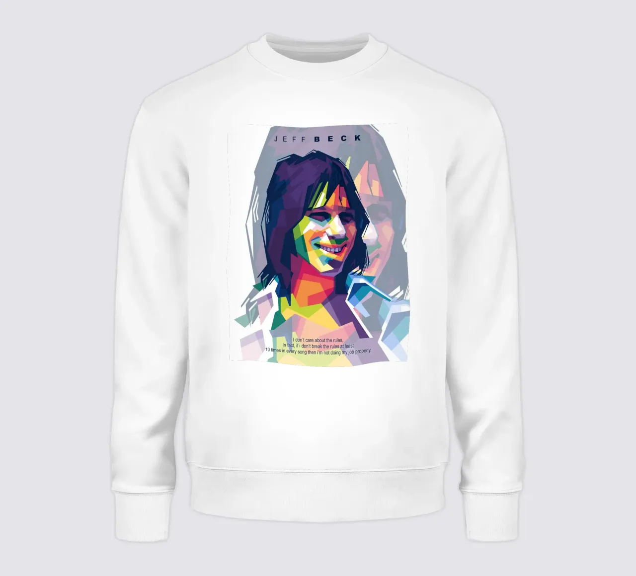 Jeff Beck WPAP felpa da Alkahfsmart