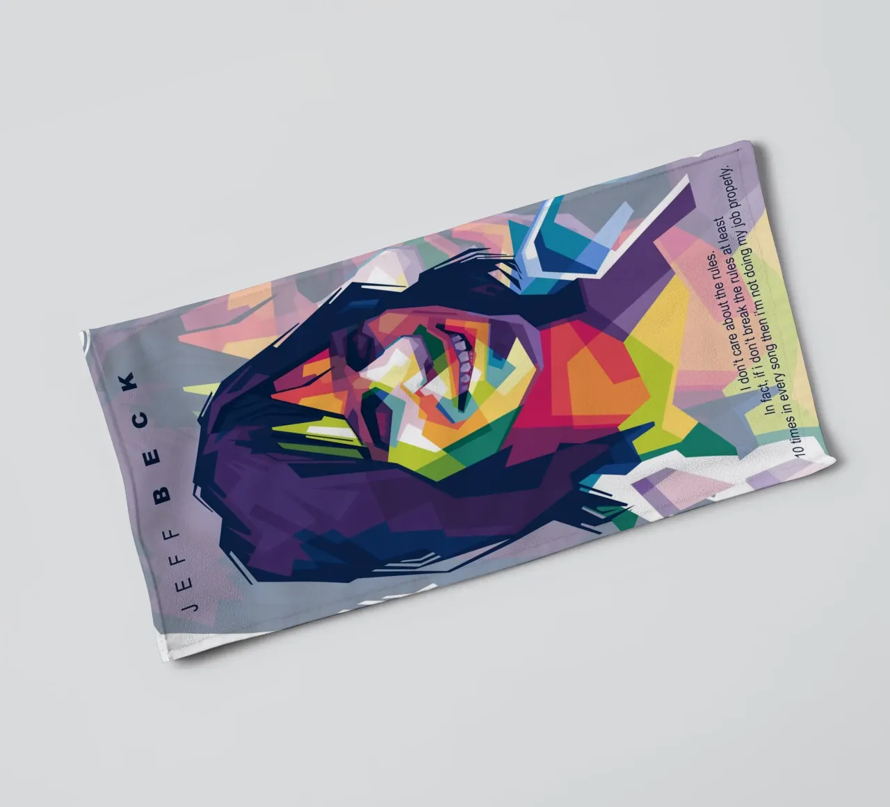 Jeff Beck WPAP asciugamano da bagno da Alkahfsmart