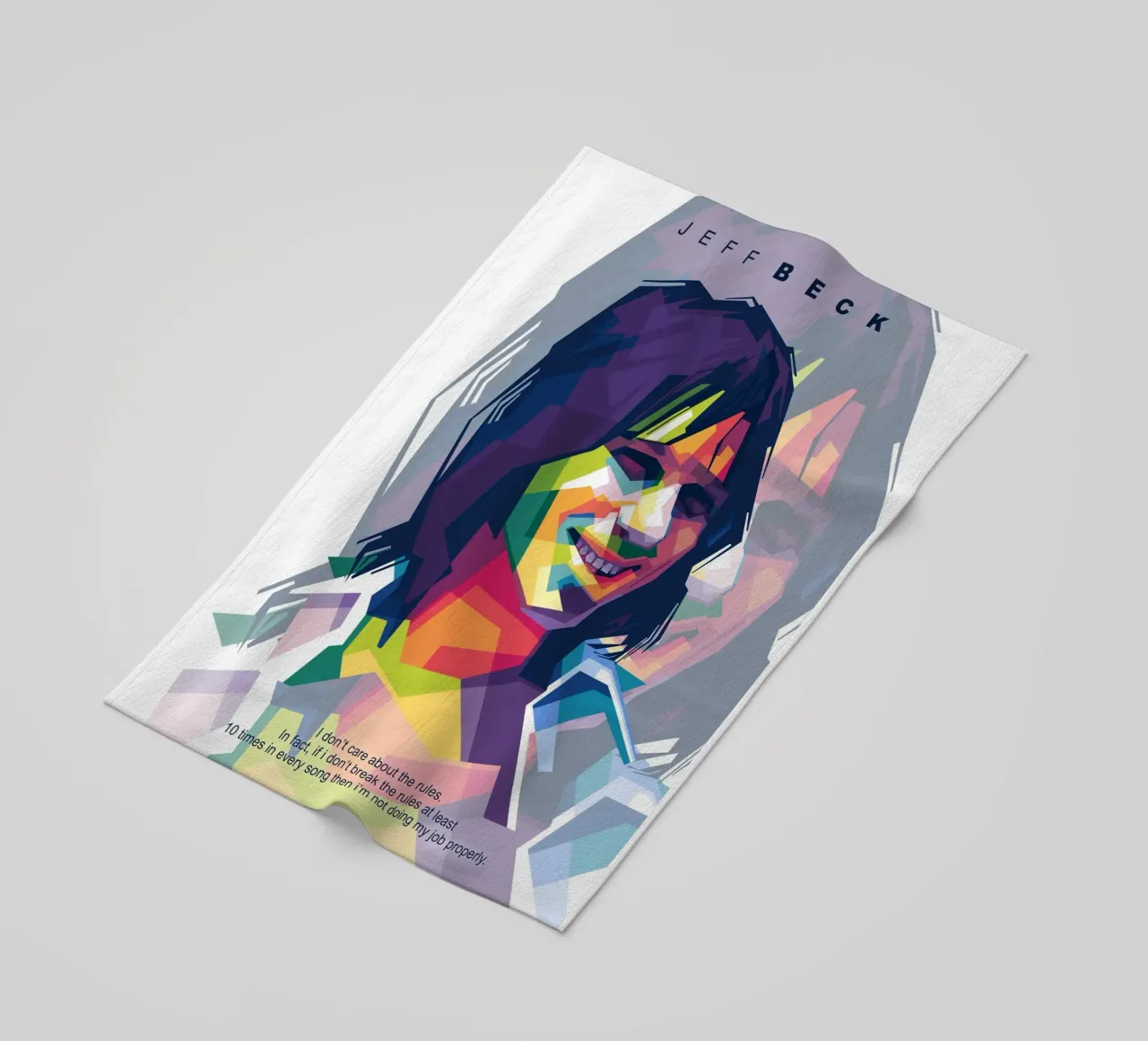 Jeff Beck WPAP telo mare da Alkahfsmart