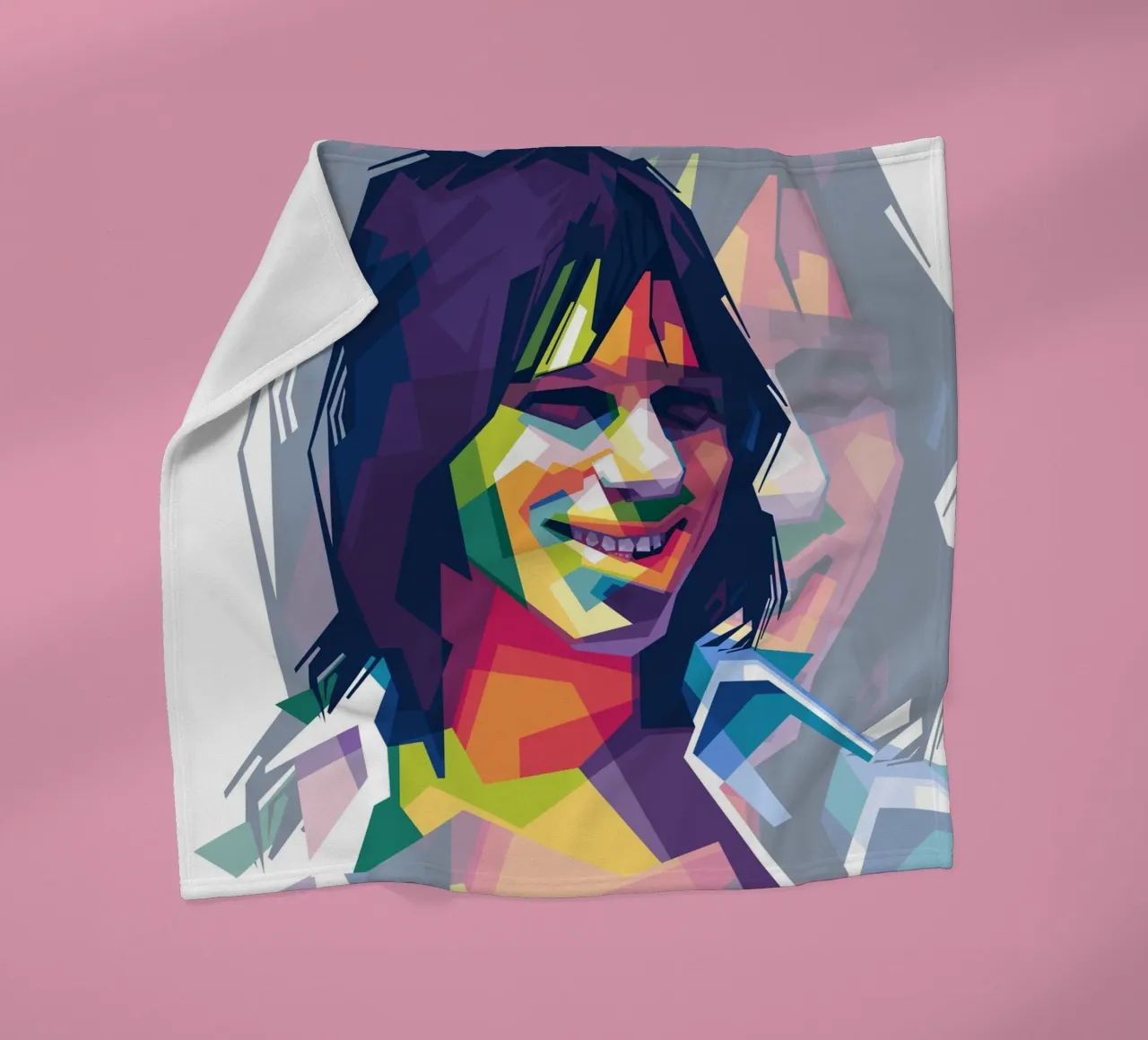 Jeff Beck WPAP coperta in pile da Alkahfsmart