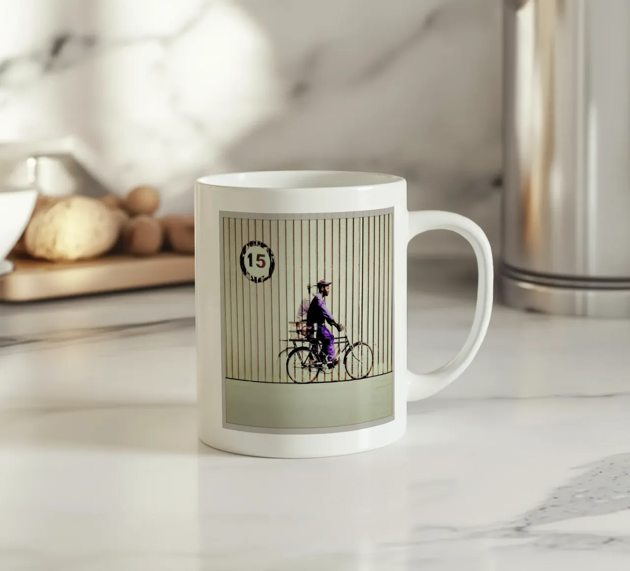 Thomas ceramic mug by Ballack Art House