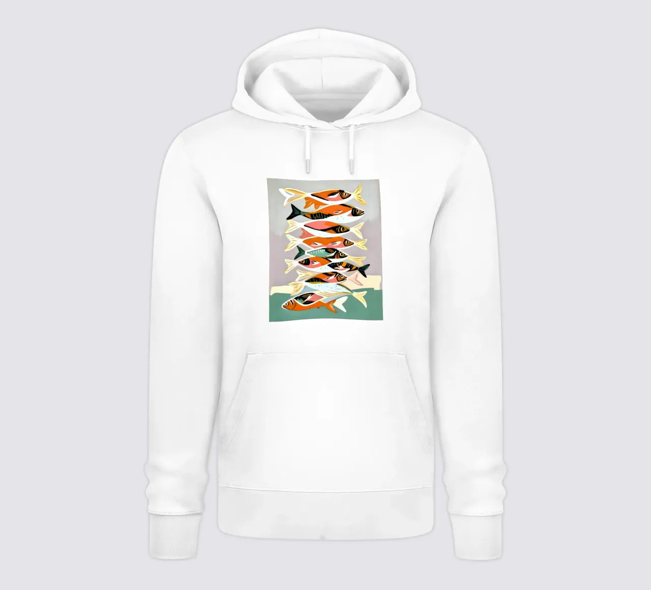 Incontro sulle sardine felpa con cappuccio da 83oranges