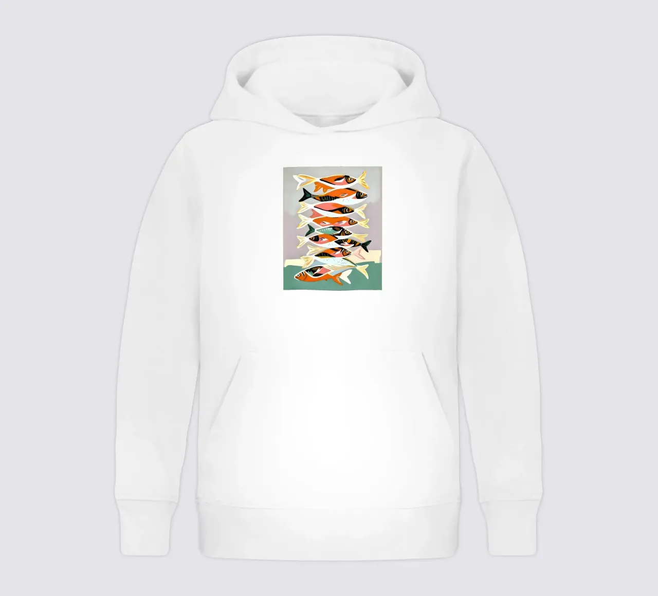 Incontro sulle sardine felpa bambino con cappuccio da 83oranges