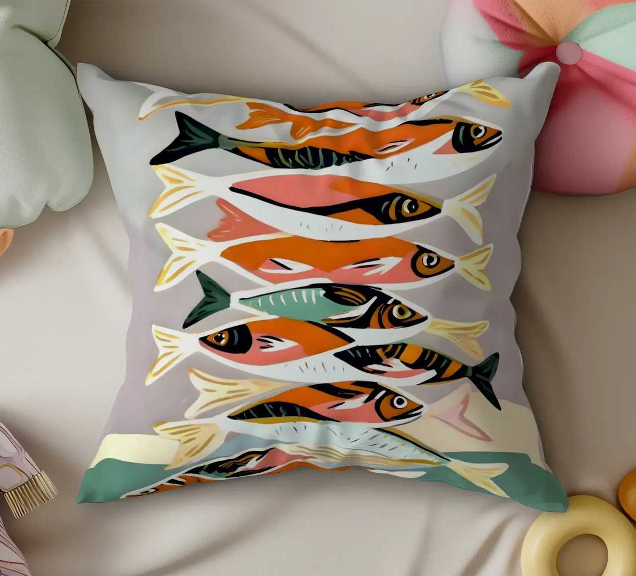 Incontro sulle sardine cuscino da 83oranges