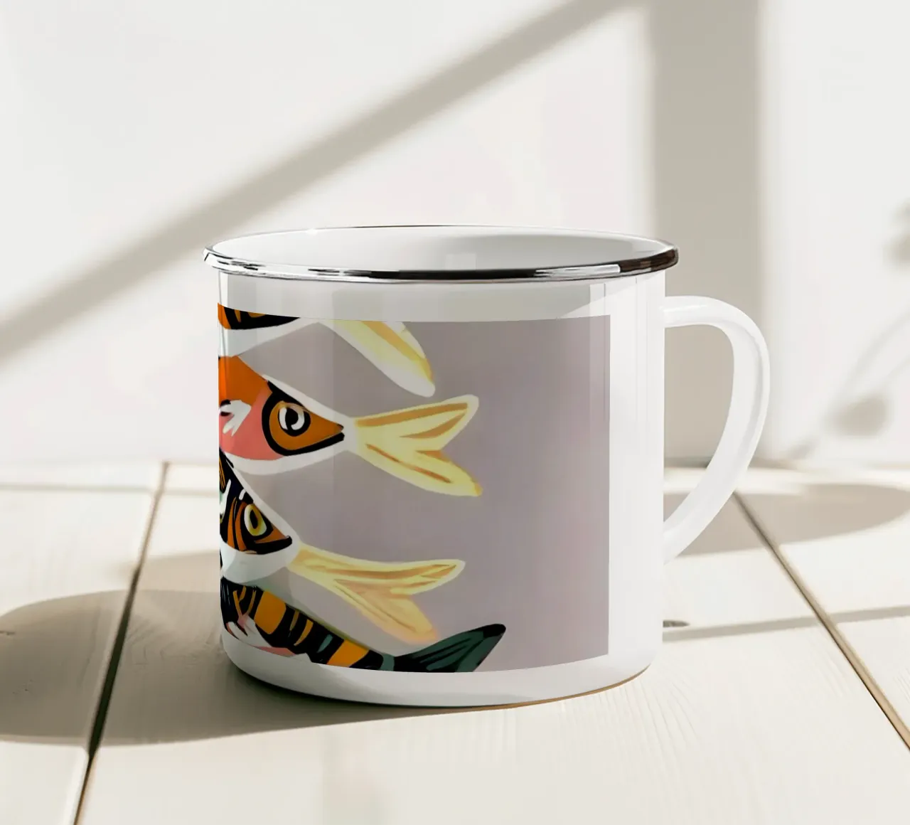 Incontro sulle sardine tazza in smalto da 83oranges