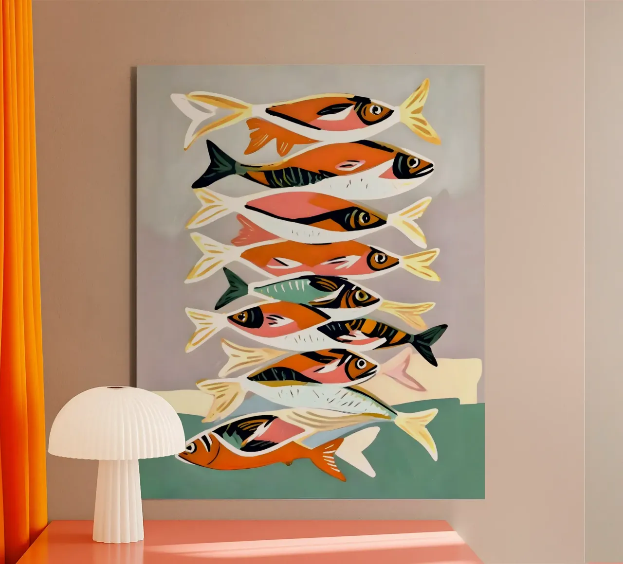 Incontro sulle sardine alluminio dibond da 83oranges