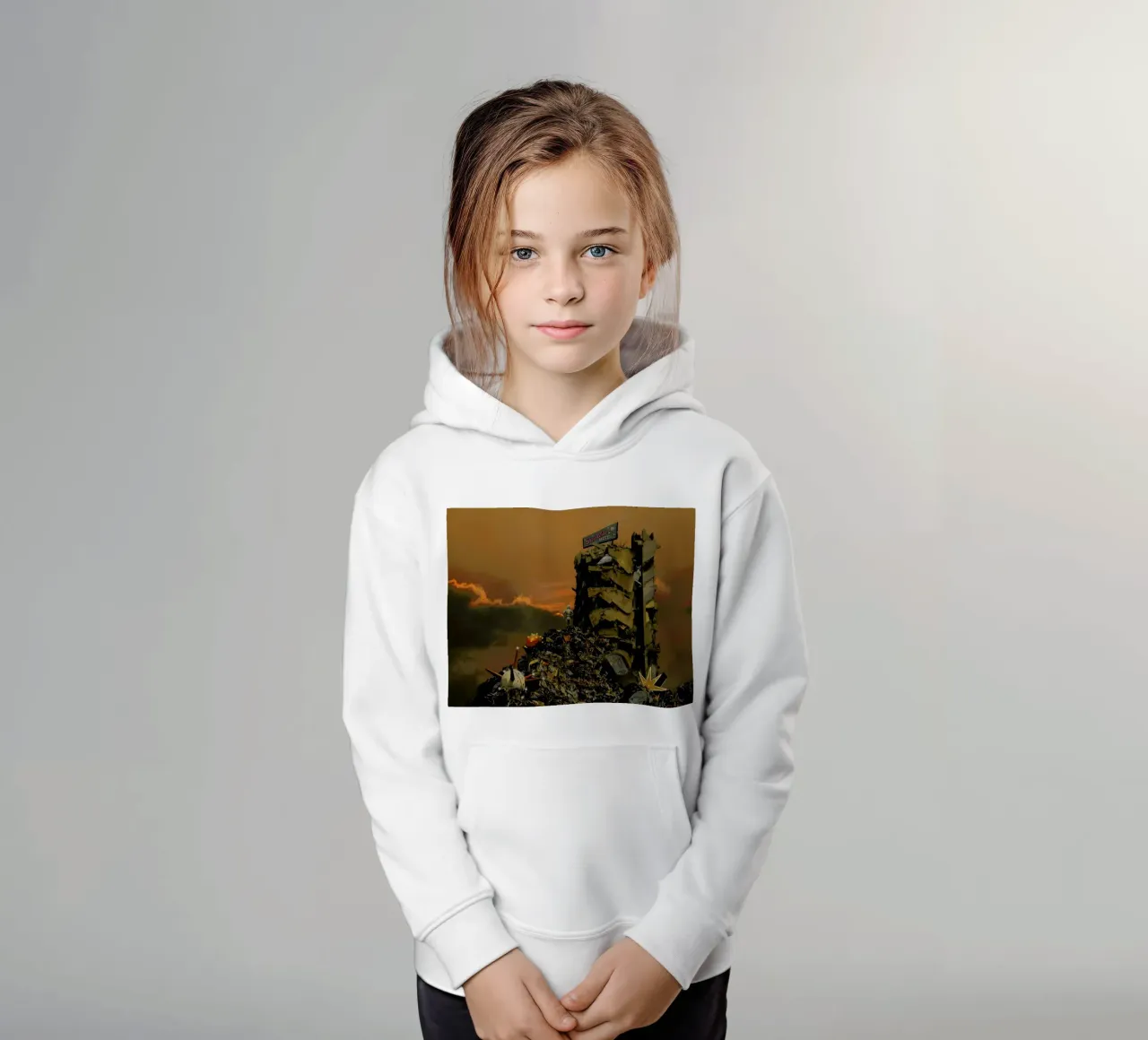 The Sky is Falling Kinder Hoodie von Jason Brueck