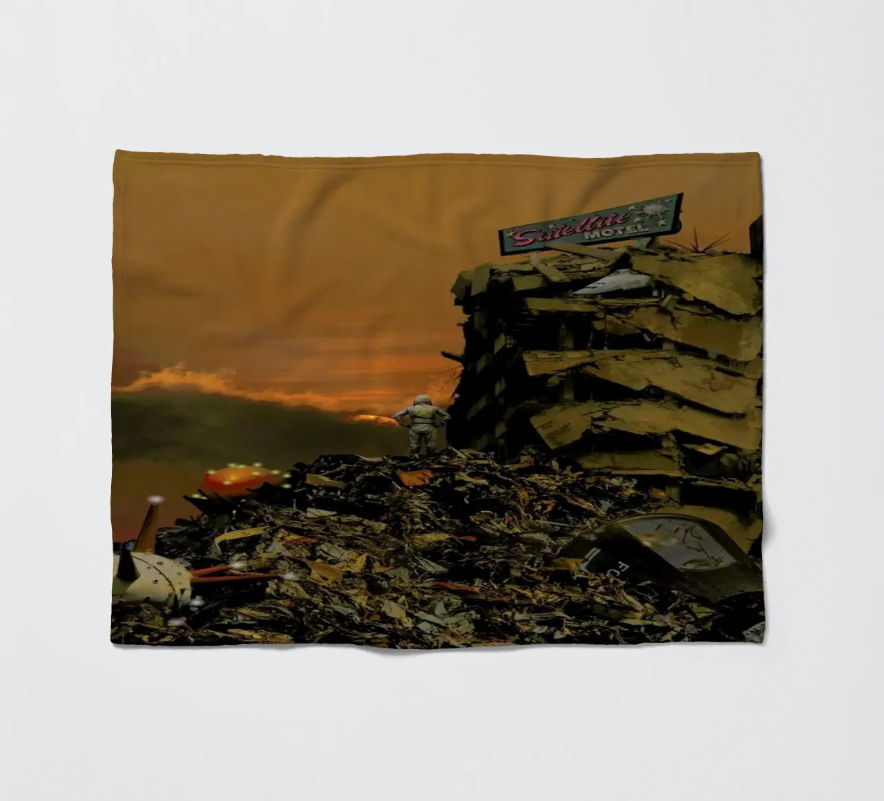 The Sky is Falling fleece blanket by Jason Brueck