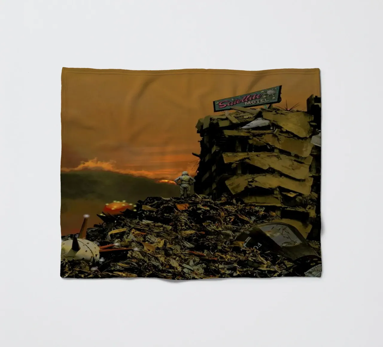 The Sky is Falling fleece blanket by Jason Brueck