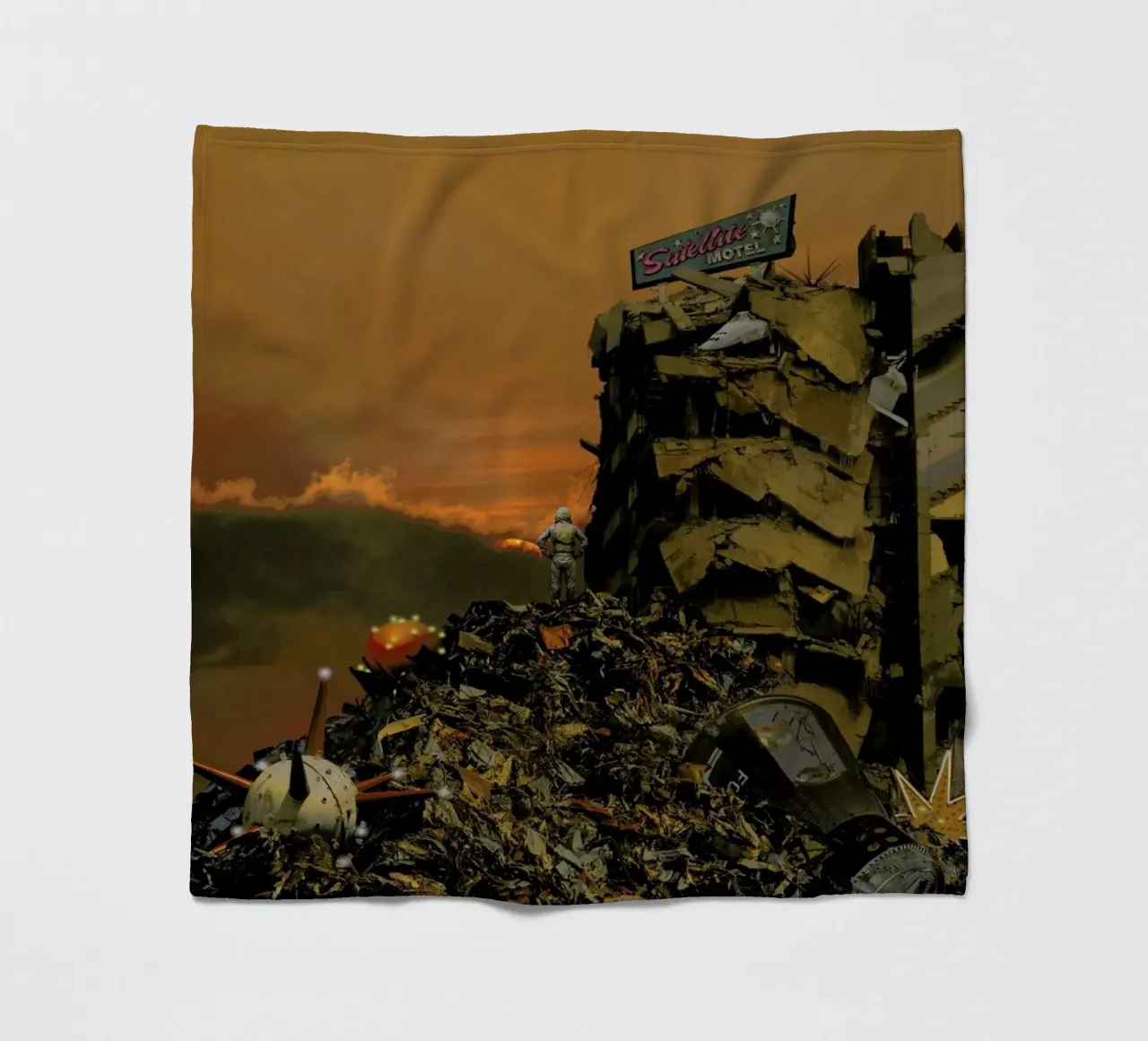 The Sky is Falling fleece blanket by Jason Brueck
