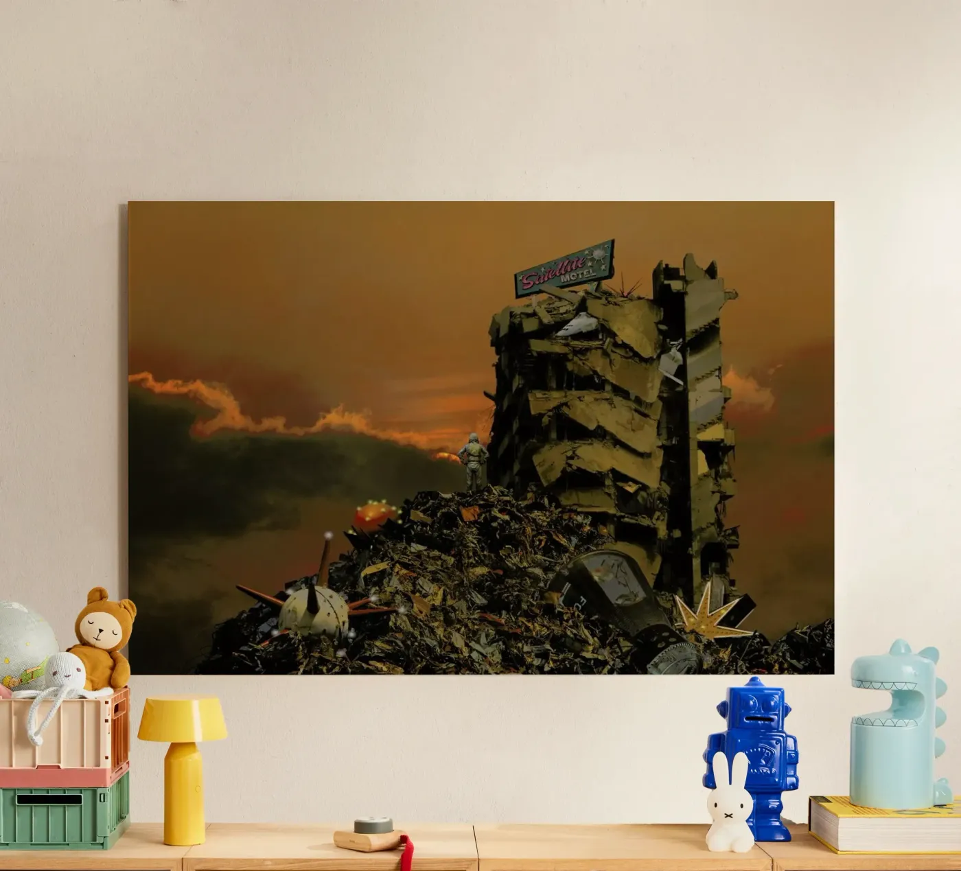 The Sky is Falling acryl van Jason Brueck
