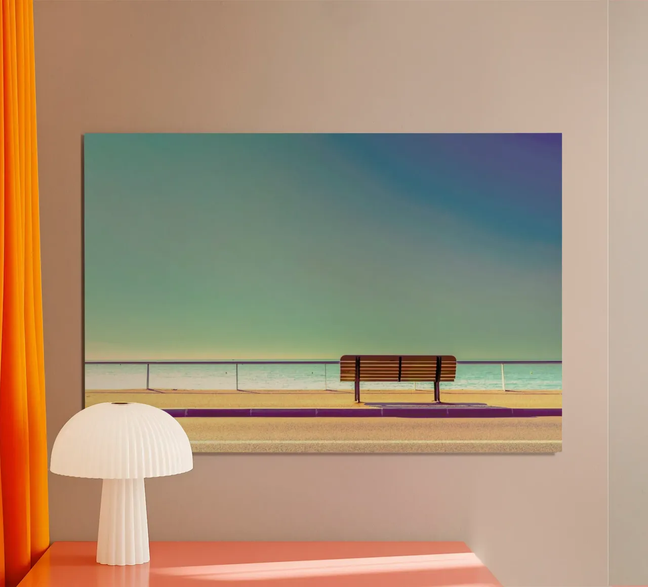 The Bench - Arnaud Bratkovic poster con telaio in legno da Pictufy
