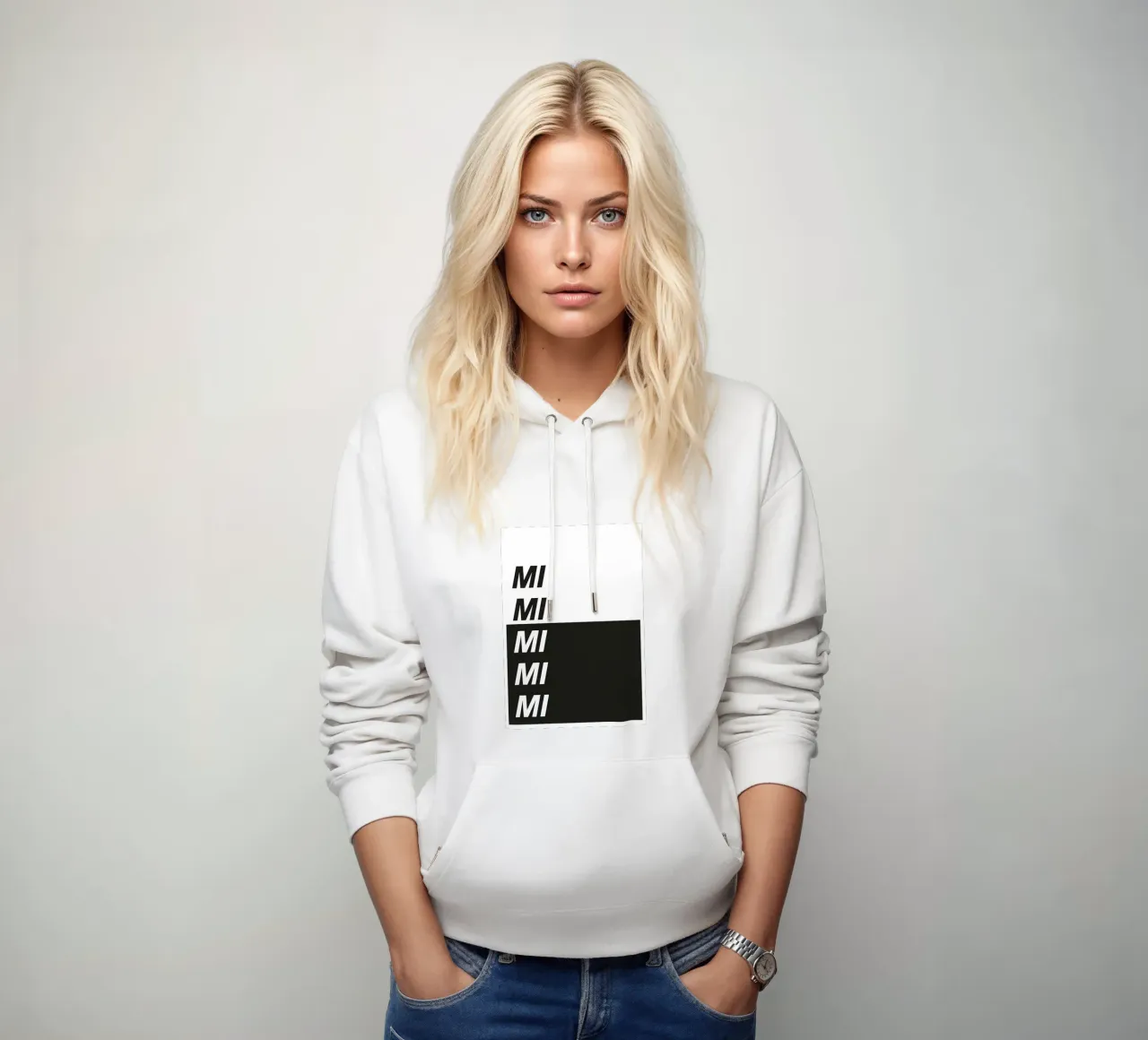 mimimi felpa con cappuccio da Flo Klein