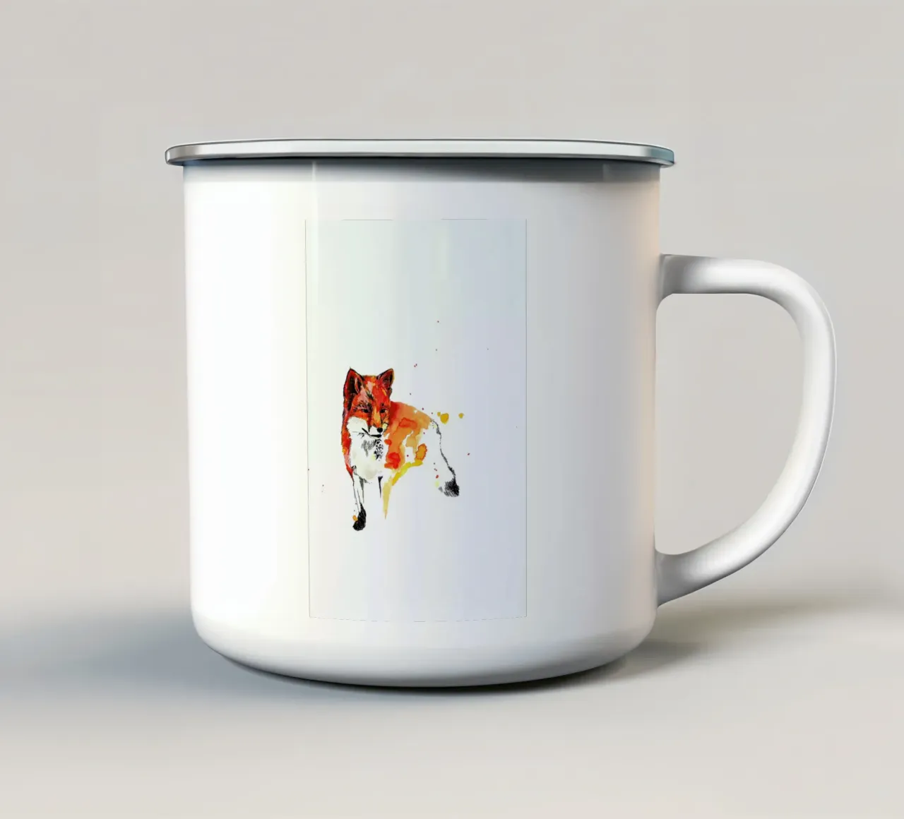Luzius Famal tazza in smalto da WALLstories