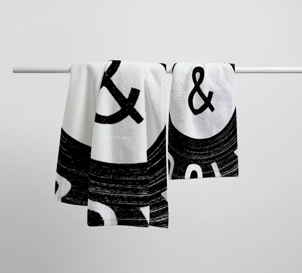 Rock & Roll Handtuch von Florent Bodart