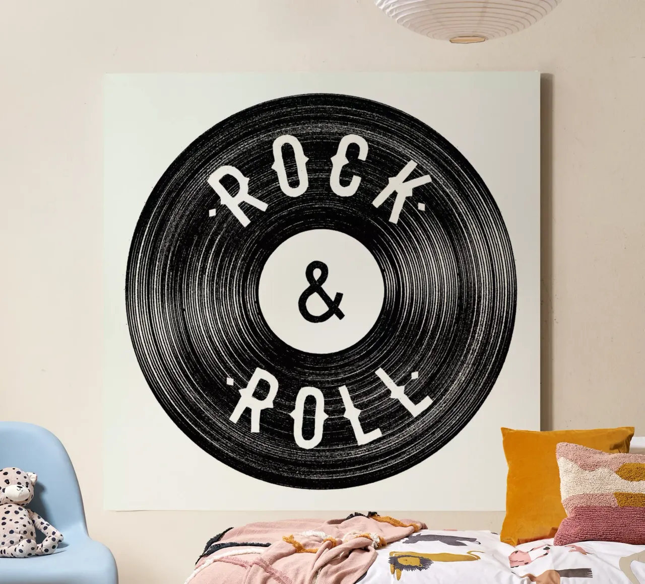 Rock & Roll tela con Cornice a cassetta da Florent Bodart