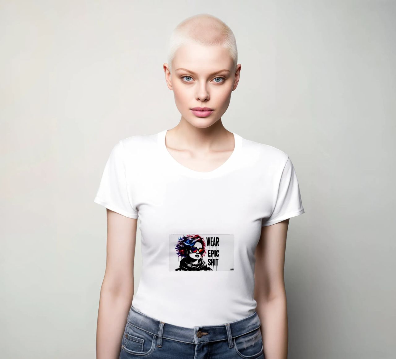 wear epic shit – Stencil, Graffiti & Streetart Frauen T-Shirt von STAN Z.