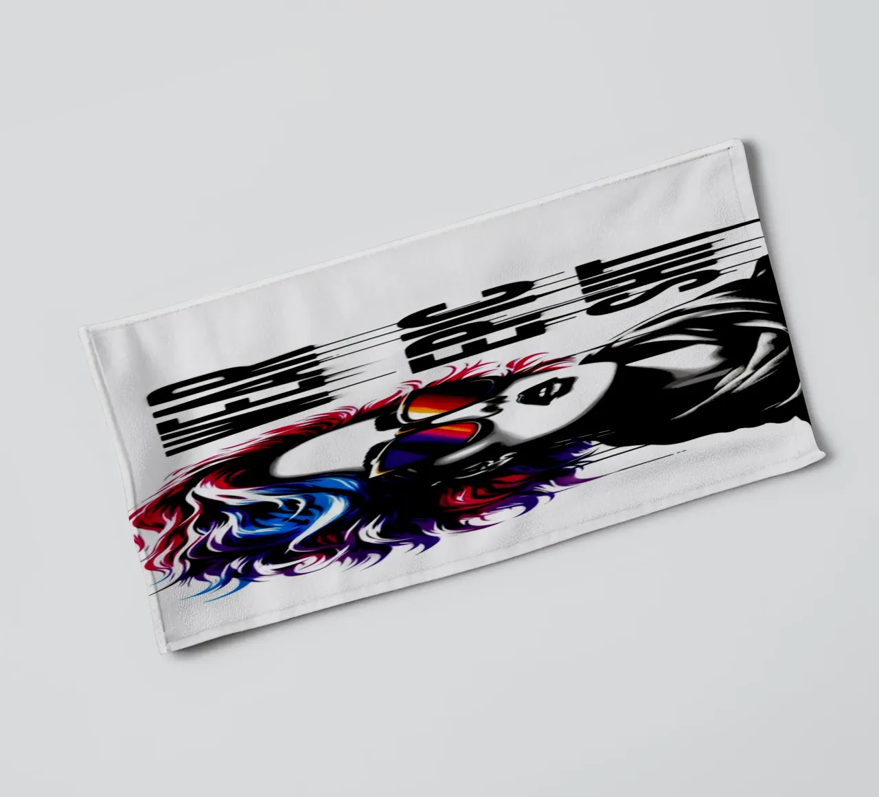 wear epic shit – Stencil, Graffiti & Streetart asciugamano da bagno da STAN Z.