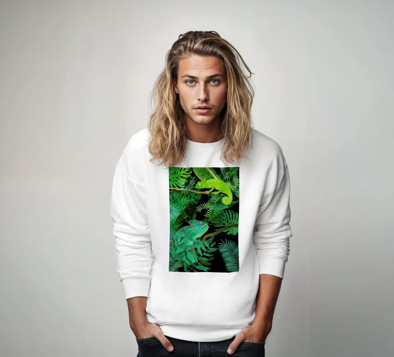 Chameleons felpa da Goed Blauw