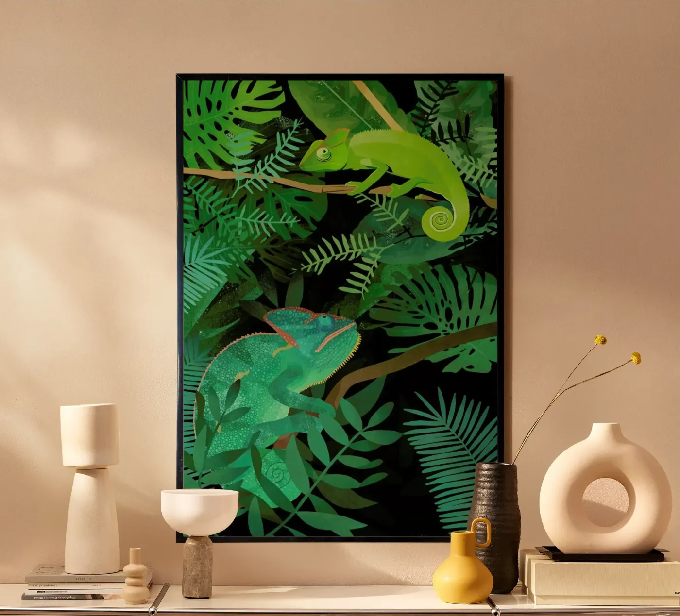 Chameleons poster da Goed Blauw