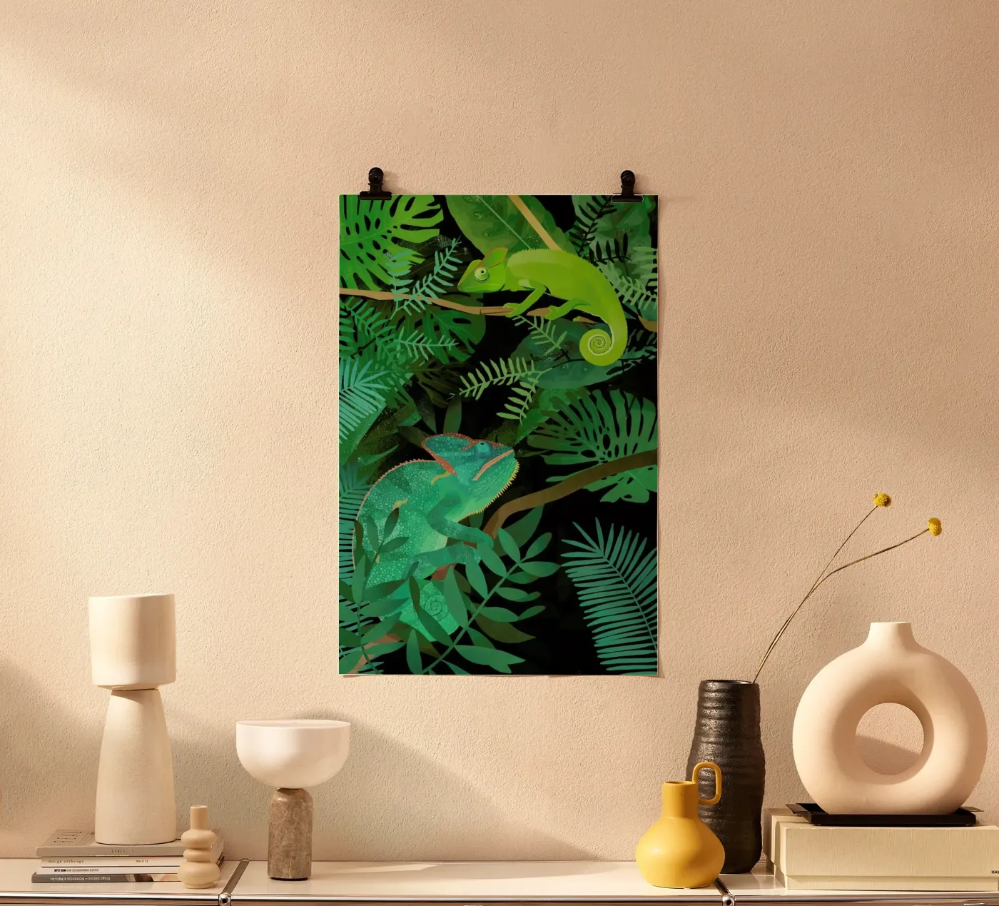 Chameleons poster da Goed Blauw