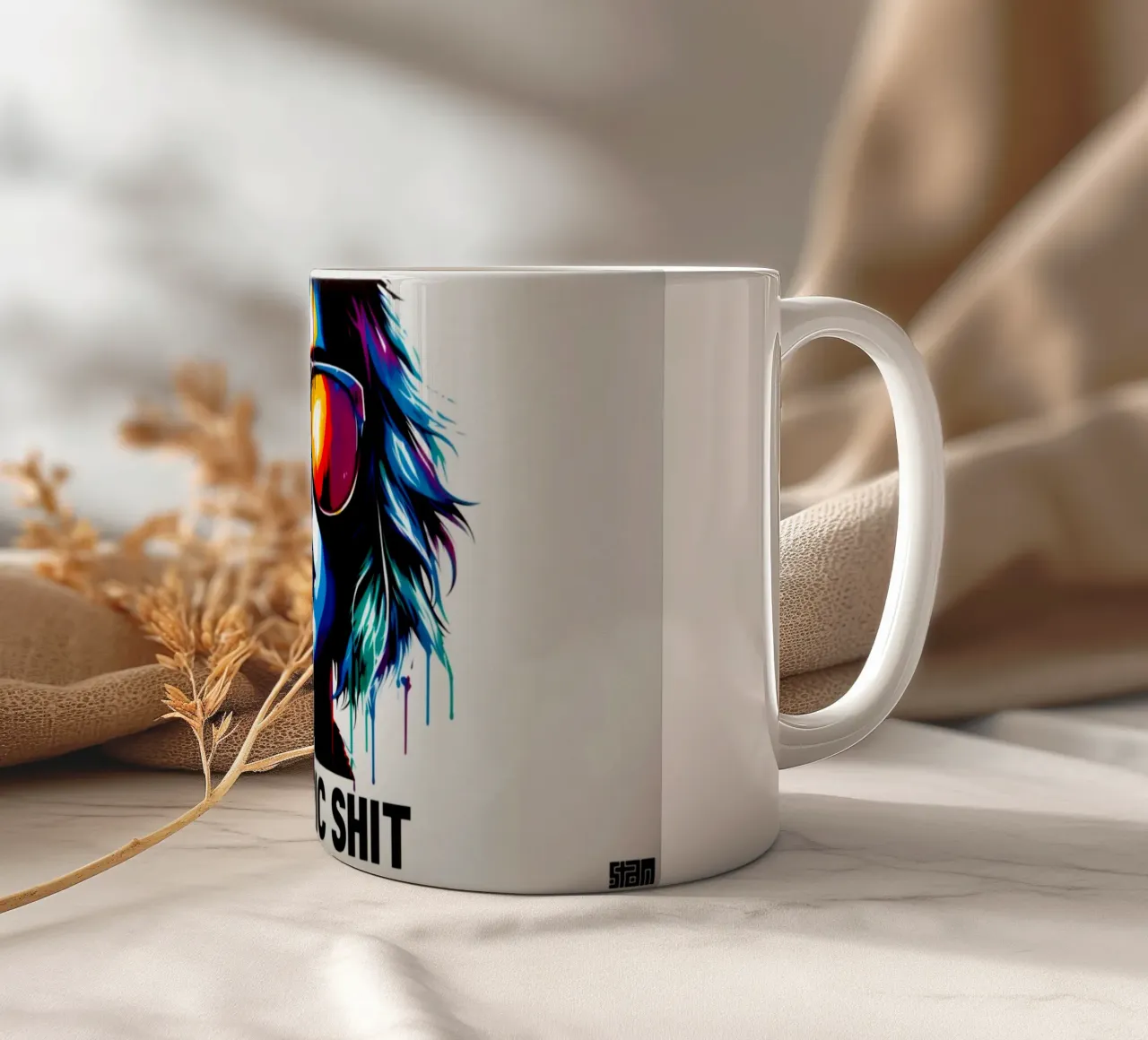 wear epic shit – Stencil, Graffiti & Streetart tazza in ceramica da STAN Z.