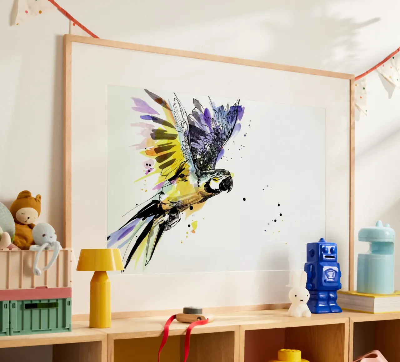 Perreth poster con telaio in legno da WALLstories