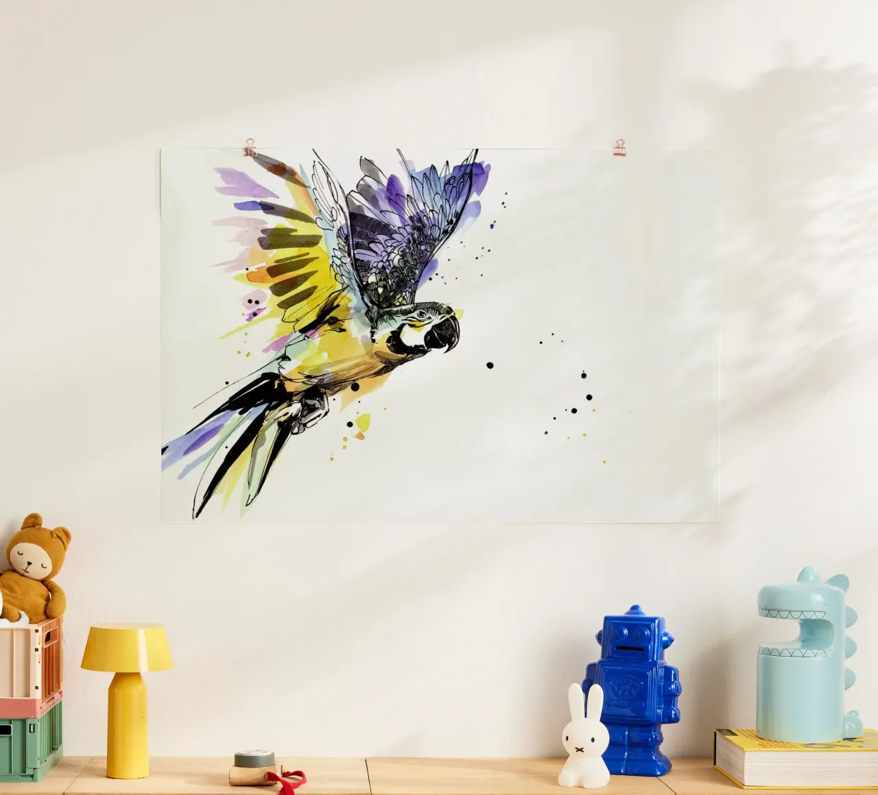 Perreth poster con telaio in legno da WALLstories