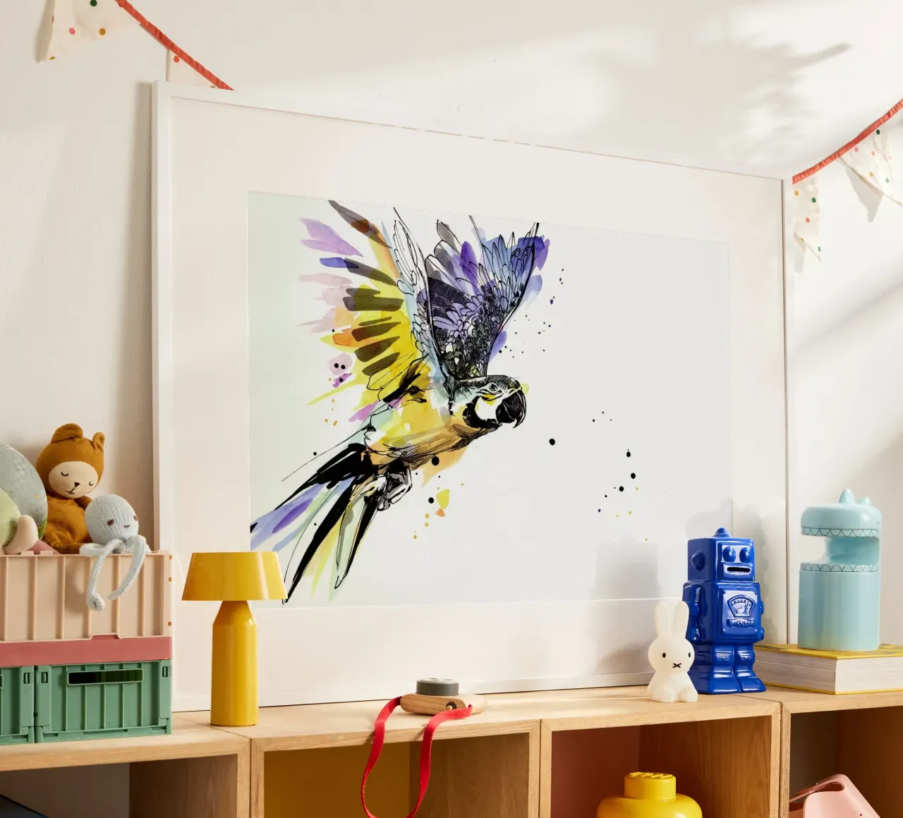 Perreth poster con telaio in legno da WALLstories