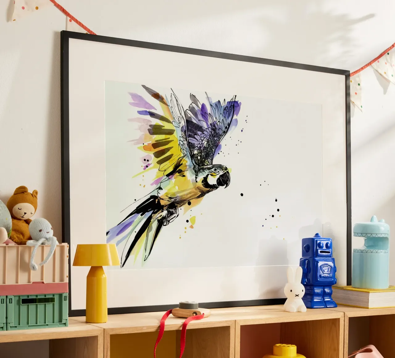 Perreth poster con telaio in legno da WALLstories