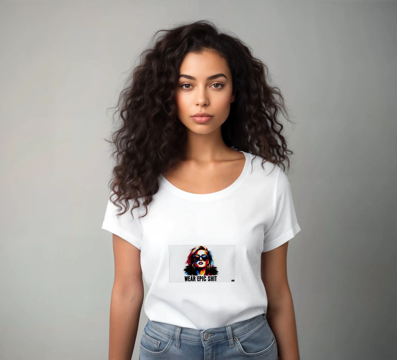wear epic shit – Stencil, Graffiti & Streetart Frauen T-Shirt von STAN Z.