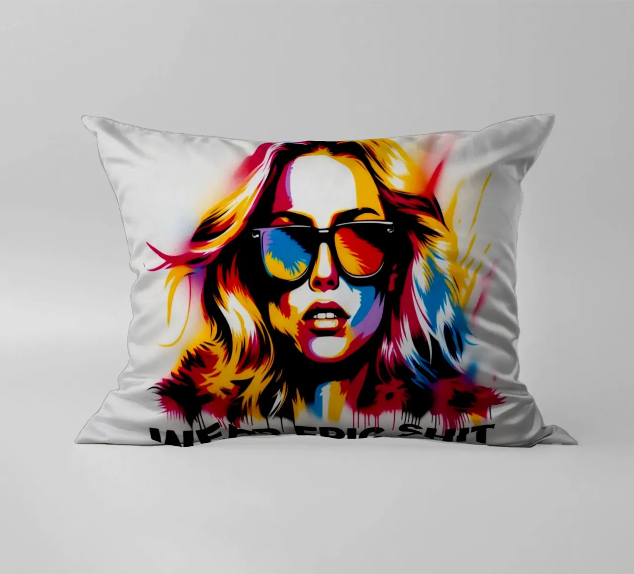 wear epic shit – Stencil, Graffiti & Streetart cuscino da STAN Z.