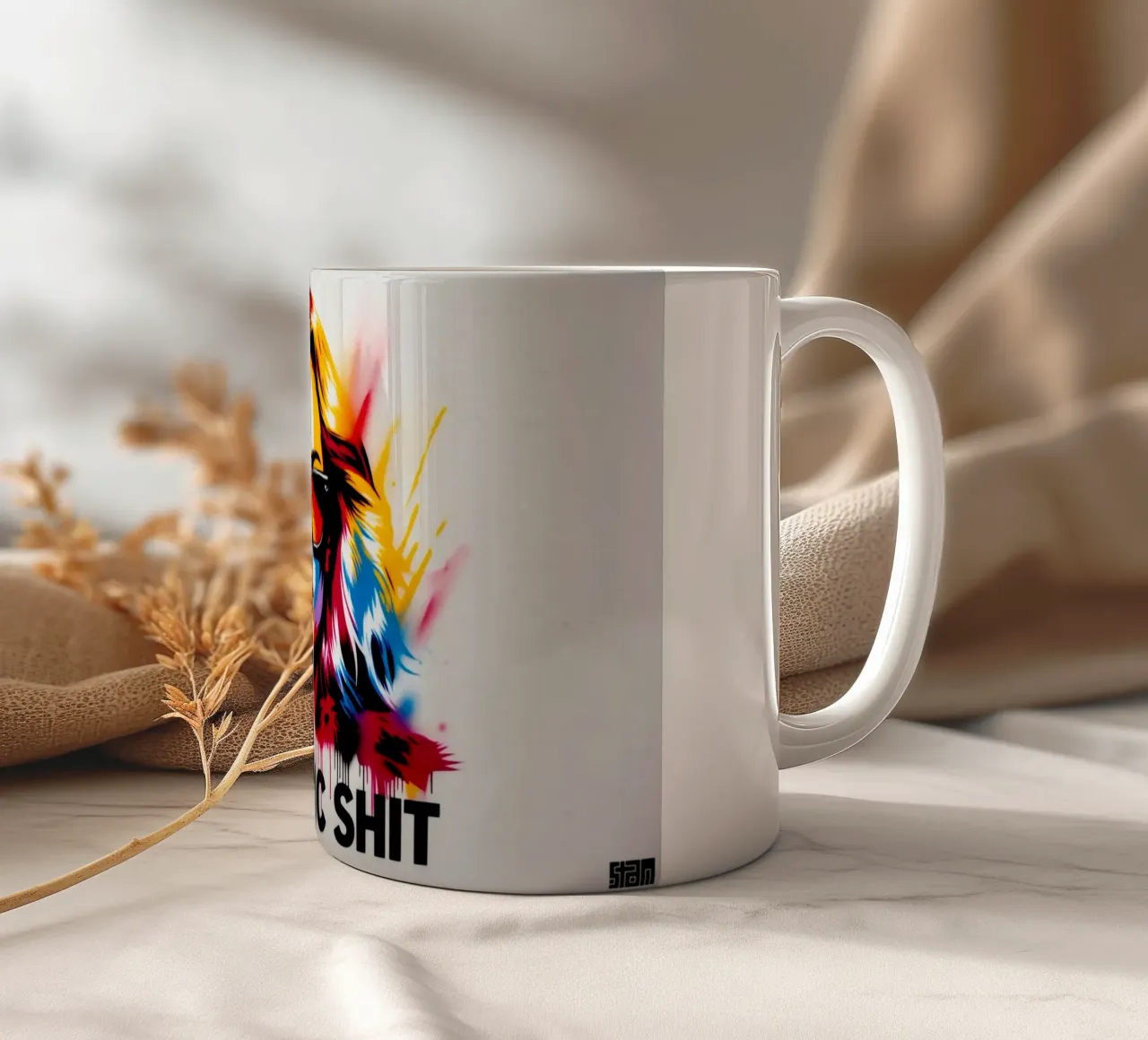 wear epic shit – Stencil, Graffiti & Streetart tazza in ceramica da STAN Z.